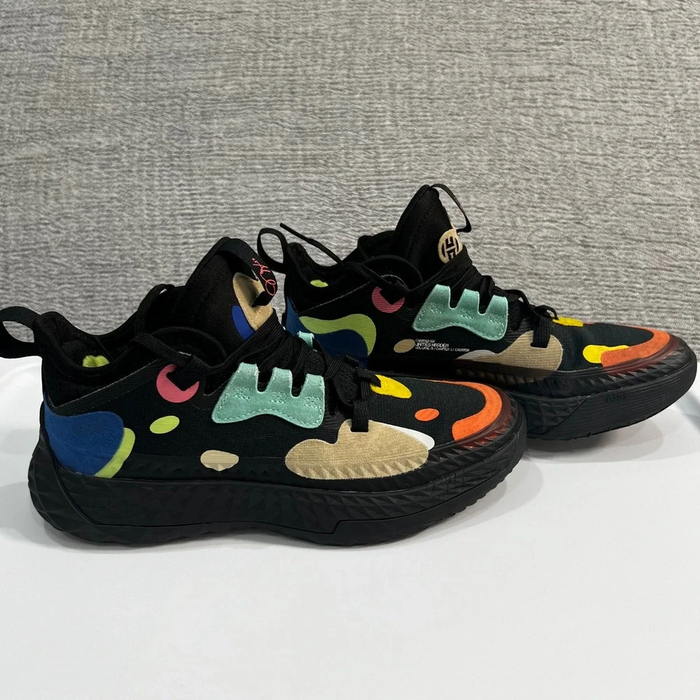Adidas Harden Vol. 5 Futurenatural‎ Basketball Shoes Mens Youth 4.5 Black Multi